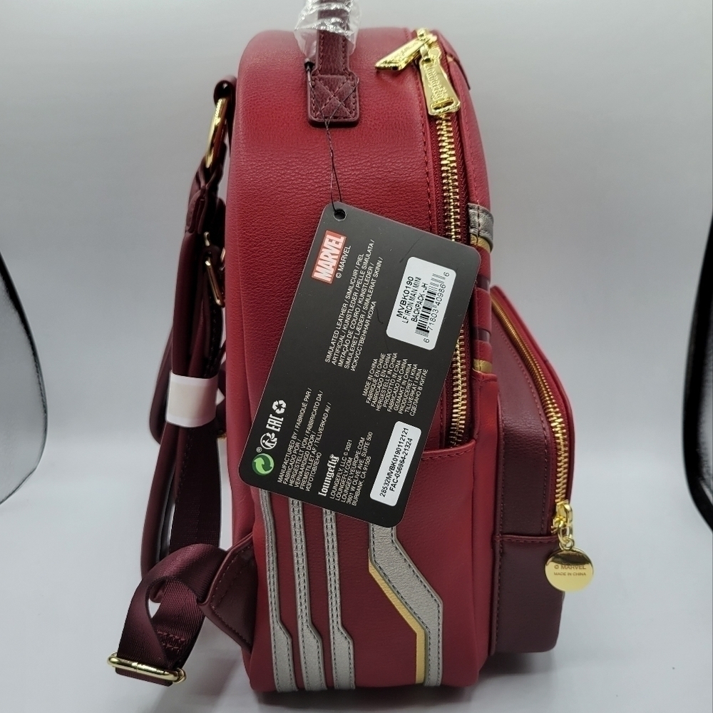 Loungefly Iron Man Infinity Saga Iron Gauntlet Marvel Backpack - Picture 4 of 7